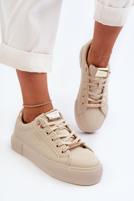 copy of Damskie Sneakersy Big Star NN274210 Beżowe