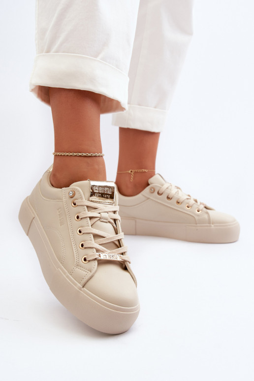 copy of Damskie Sneakersy Big Star NN274210 Beżowe