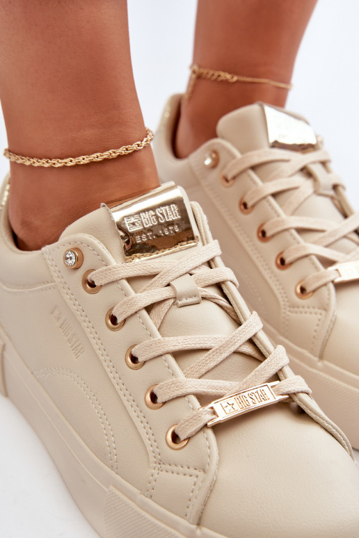 Women's Sneakers Big Star  Beige