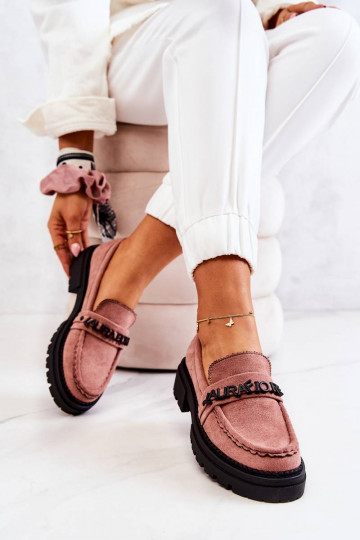 Suede Loafers Letters La.Fi... 2