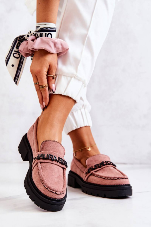 Suede Loafers Letters La.Fi Dirty... Suede Loafers Letters La.Fi Dirty...
