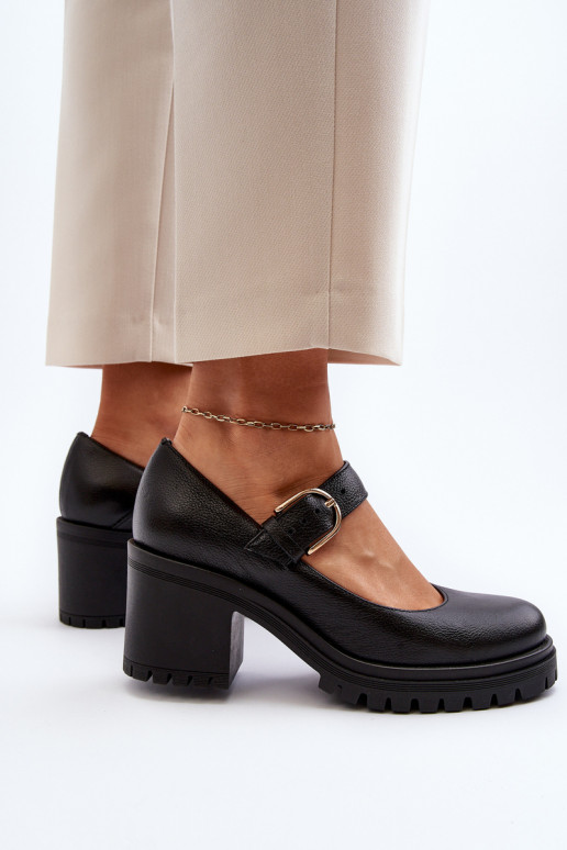 Zazoo Leather Court Shoes Black Zazoo Leather Court Shoes Black