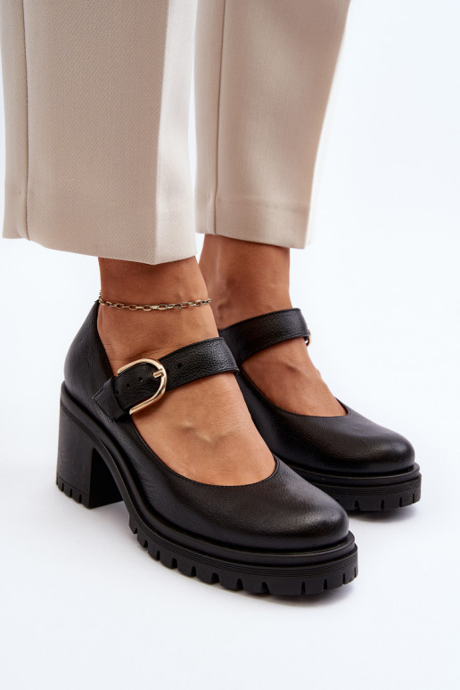 Zazoo Leather Court Shoes Black Zazoo Leather Court Shoes Black