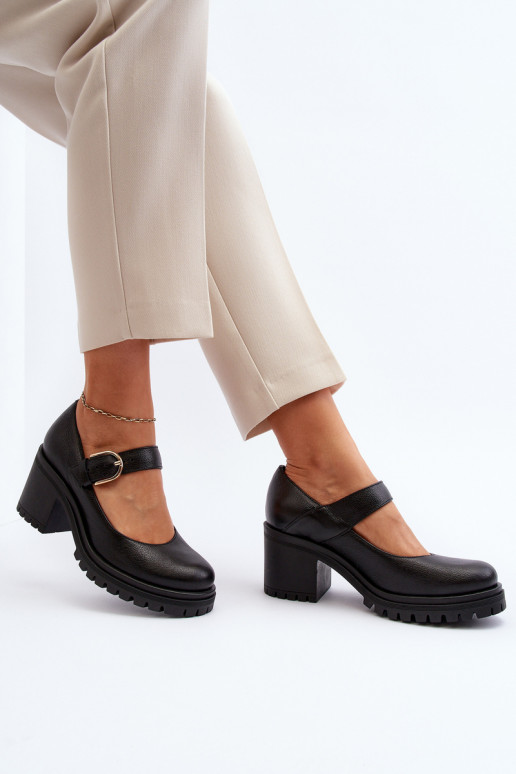 Zazoo Leather Court Shoes Black Zazoo Leather Court Shoes Black