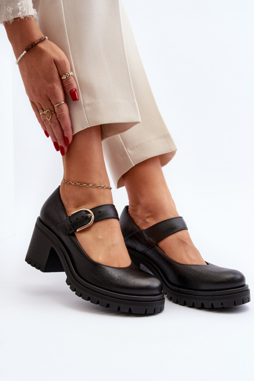 Zazoo Leather Court Shoes Black Zazoo Leather Court Shoes Black