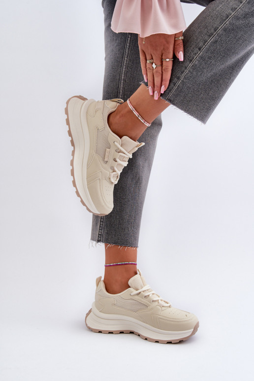 copy of Sneakersy Damskie HI-POLY SYSTEM Big Star NN274A105 Beżowe