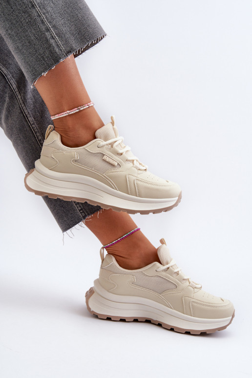 copy of Sneakersy Damskie HI-POLY SYSTEM Big Star NN274A105 Beżowe