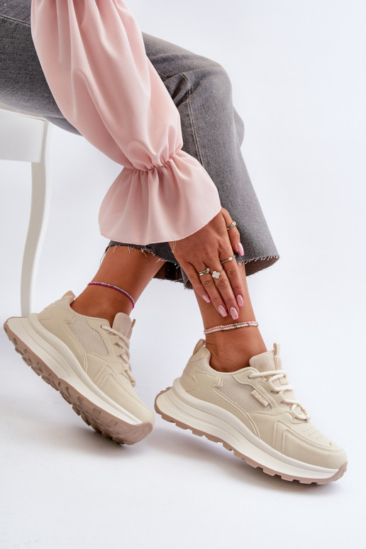 copy of Sneakersy Damskie HI-POLY SYSTEM Big Star NN274A105 Beżowe