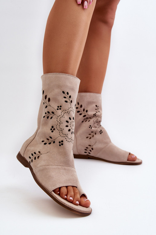 Zazoo Women's Suede Sandals With...