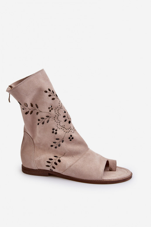 Zazoo Women's Suede Sandals With...