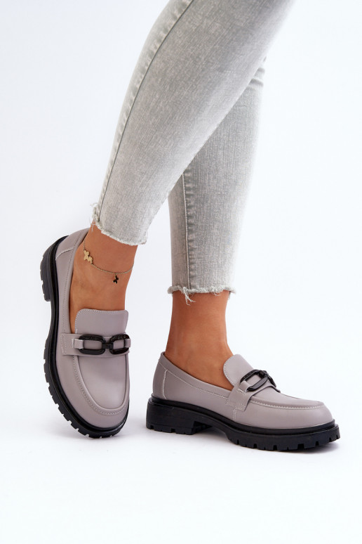 Women's Gray Genuine Leather... Women's Gray Genuine Leather...