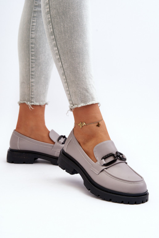 Women's Gray Genuine Leather... Women's Gray Genuine Leather...