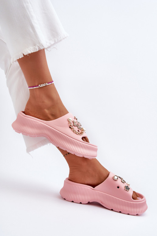 Women's Foam Flip-Flops with Pink...