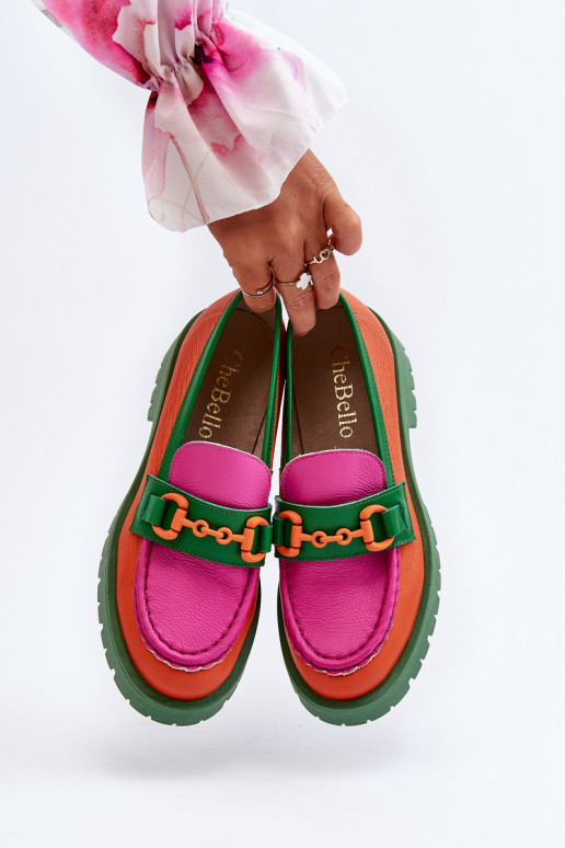 Women's Leather Moccasins With...