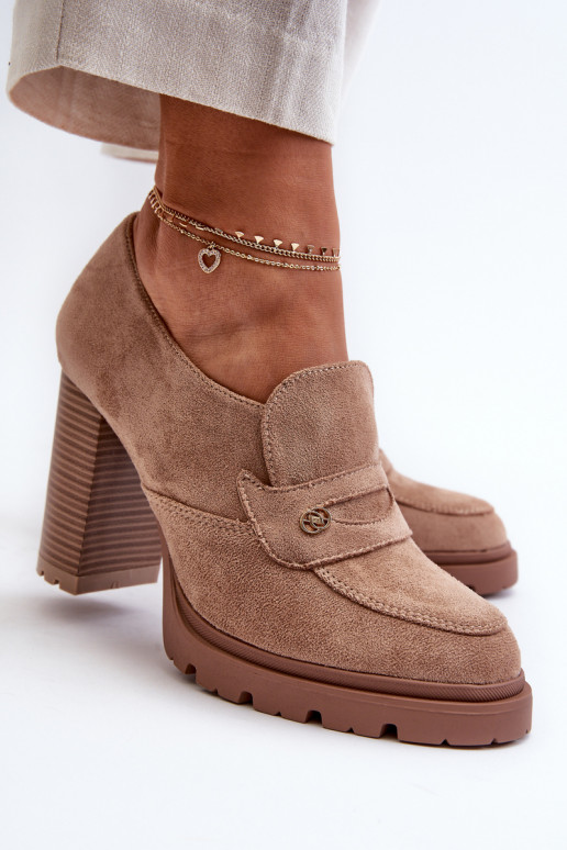 Women's Court Shoes with Block Heel... Women's Court Shoes with Block Heel...