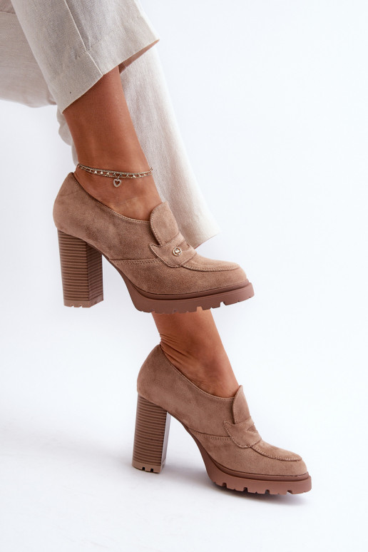 Women's Court Shoes with Block Heel... Women's Court Shoes with Block Heel...