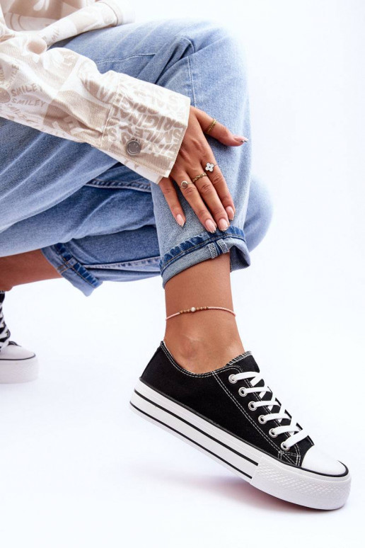 Low Classic Sneakers On Platform... Low Classic Sneakers On Platform...