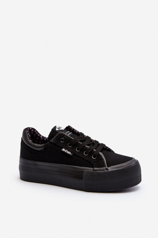 copy of Trampki Damskie Na Platformie Lee Cooper LCW-24-31-2180 Czarne