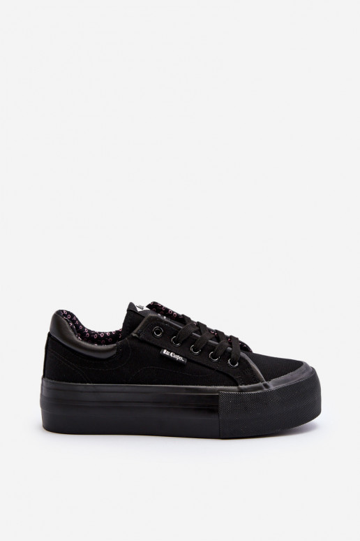 copy of Trampki Damskie Na Platformie Lee Cooper LCW-24-31-2180 Czarne