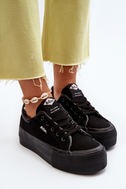 copy of Trampki Damskie Na Platformie Lee Cooper LCW-24-31-2180 Czarne