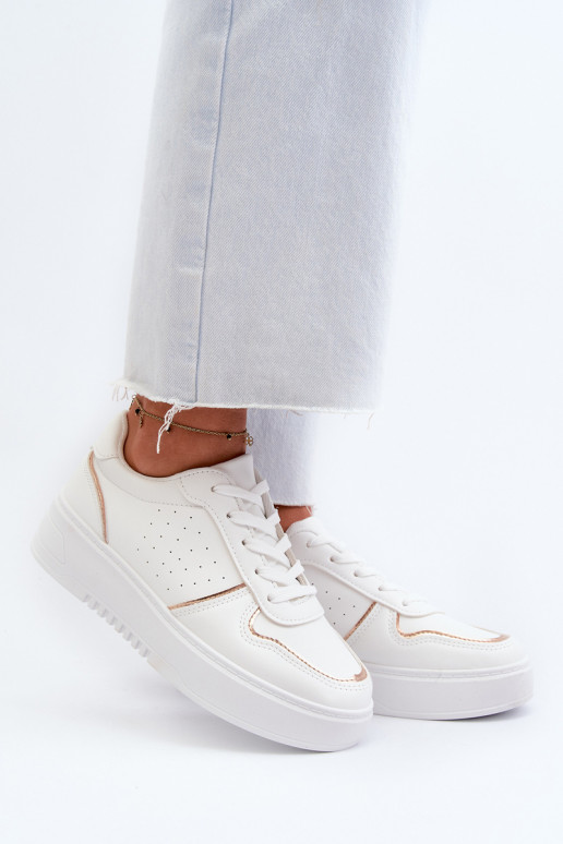 Women's Platform Sneakers White Tessama Women's Platform Sneakers White Tessama