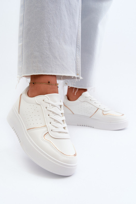 Women's Platform Sneakers White Tessama Women's Platform Sneakers White Tessama