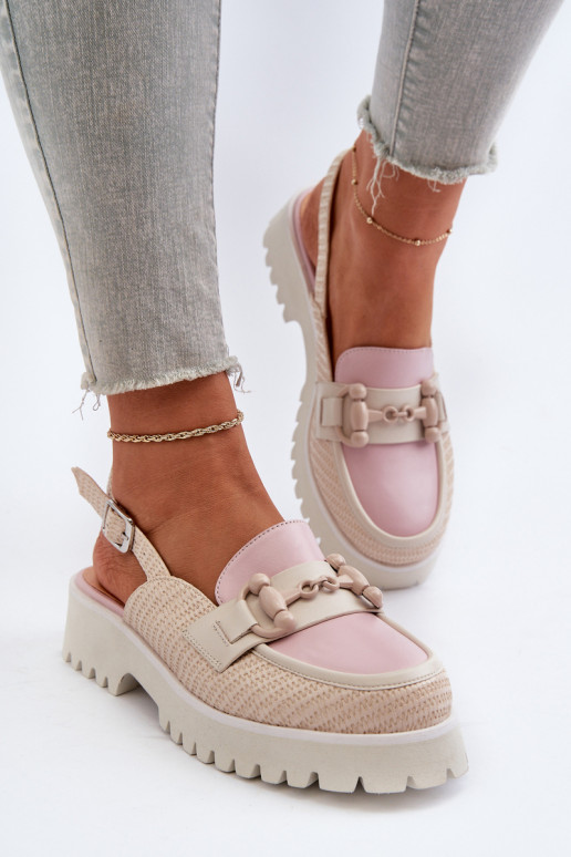 Women's Flat Heeled Sandals with... Women's Flat Heeled Sandals with...