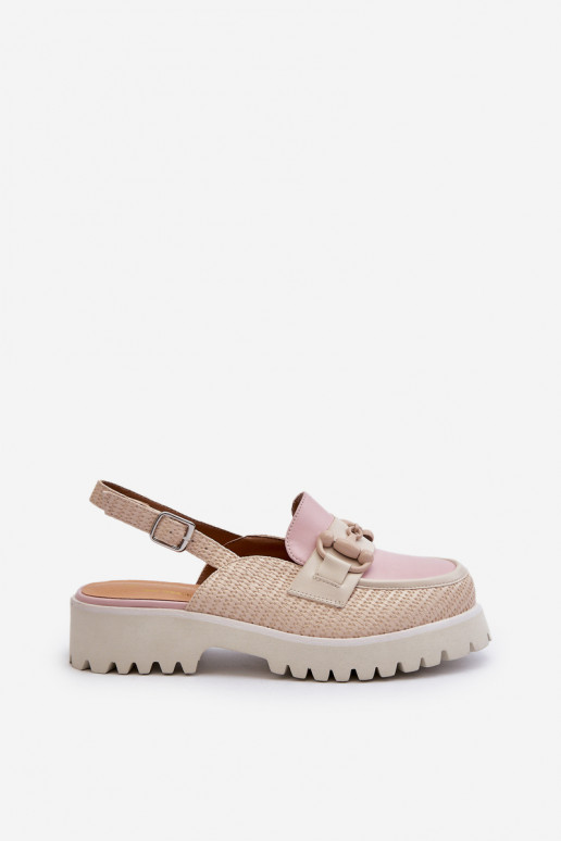 Women's Flat Heeled Sandals with... Women's Flat Heeled Sandals with...