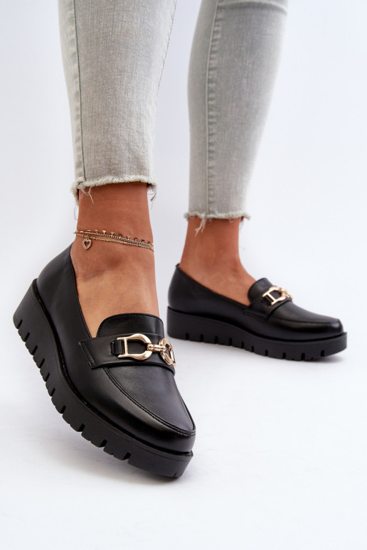 Women's Platform Moccasins With... Women's Platform Moccasins With...