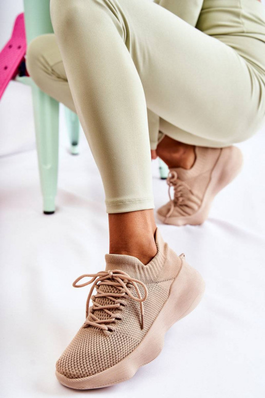 Slip-On Women's Sport Shoes Beige... Slip-On Women's Sport Shoes Beige...