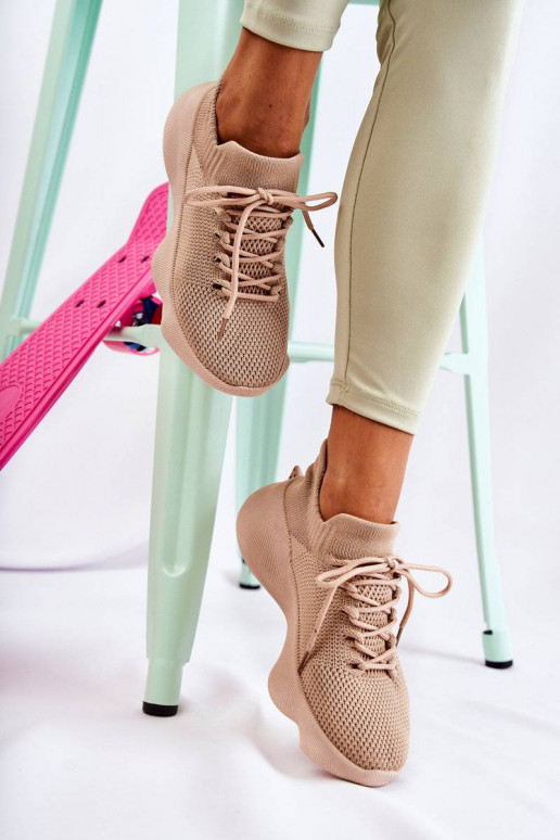 Slip-On Women's Sport Shoes Beige... Slip-On Women's Sport Shoes Beige...