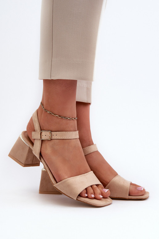 Women's Sandals on a Block Made of... Women's Sandals on a Block Made of...