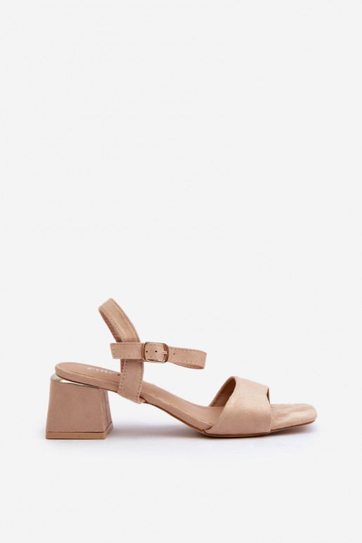 Women's Sandals on a Block Made of... Women's Sandals on a Block Made of...