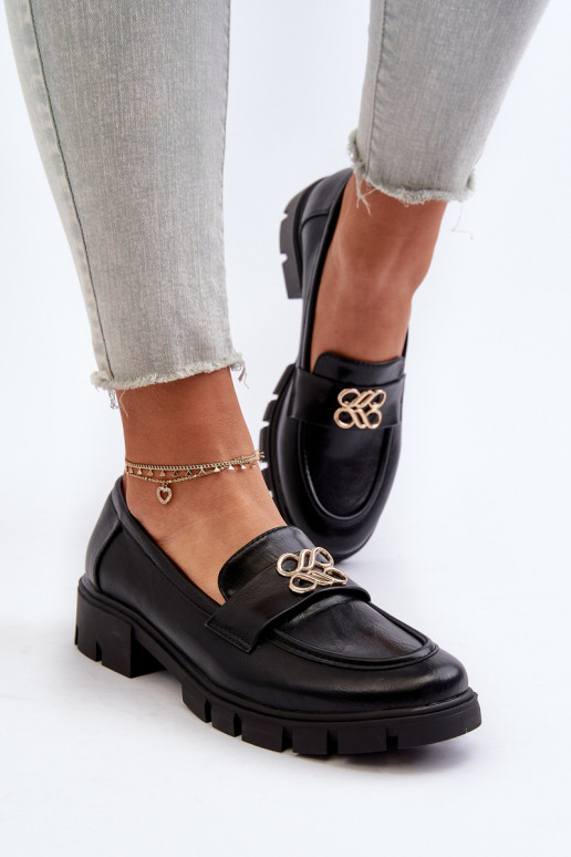 Elegant Women's Loafers with Black... Elegant Women's Loafers with Black...