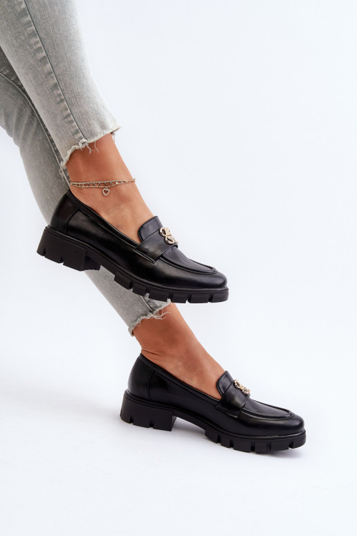 Elegant Women's Loafers with Black... Elegant Women's Loafers with Black...
