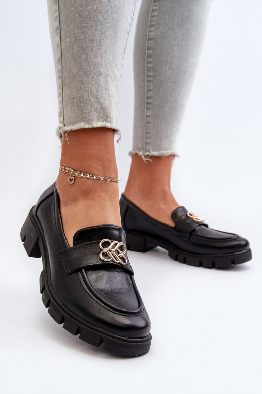 Elegant Women's Loafers with Black... Elegant Women's Loafers with Black...