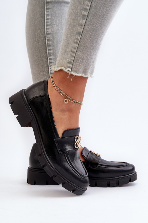 Elegant Women's Loafers with Black... Elegant Women's Loafers with Black...