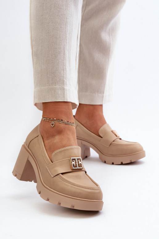 Women's Shoes on Chunky Heel with...