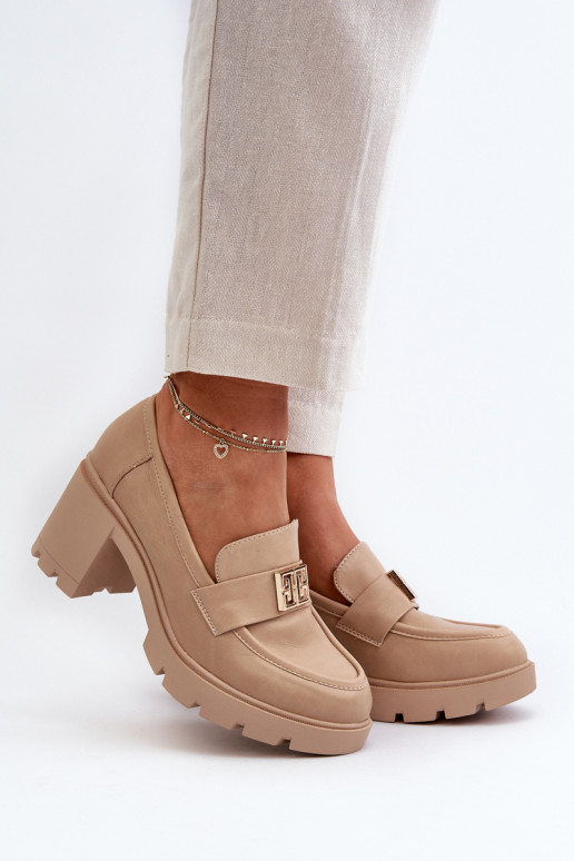 Women's Shoes on Chunky Heel with...
