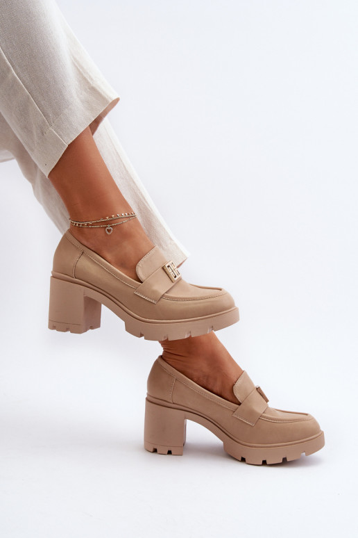 Women's Shoes on Chunky Heel with...
