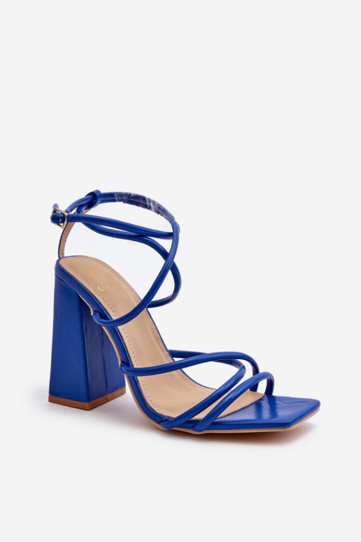 Fashionable High Heel Sandals Blue... Fashionable High Heel Sandals Blue...