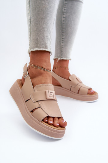 Leather Women's Platform...