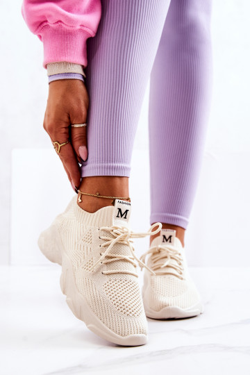 Sneakers Fabric Light Beige...