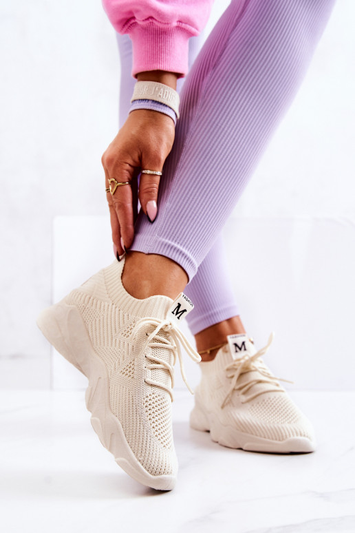 Sneakers Fabric Light Beige Nolene Sneakers Fabric Light Beige Nolene