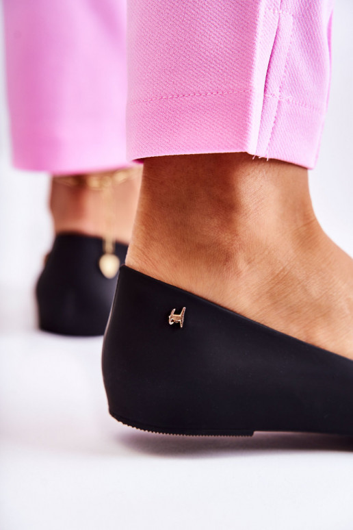 Black Rubber Women's Ballerina Bow... Black Rubber Women's Ballerina Bow...