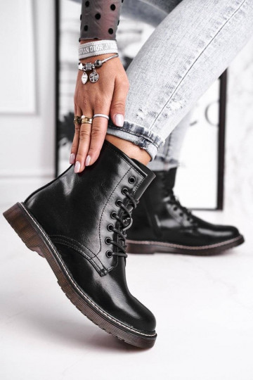 Women's Flat Boots Black... 2