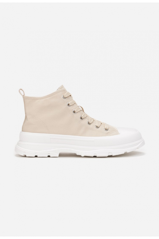 Women's High Sneakers On A Chunky... Women's High Sneakers On A Chunky...