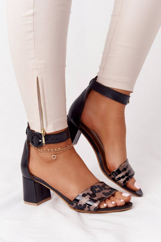 Leather High Heel Sandals Maciejka... Leather High Heel Sandals Maciejka...