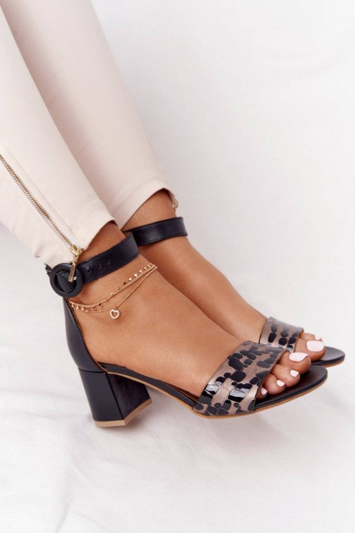 Leather High Heel Sandals Maciejka... Leather High Heel Sandals Maciejka...