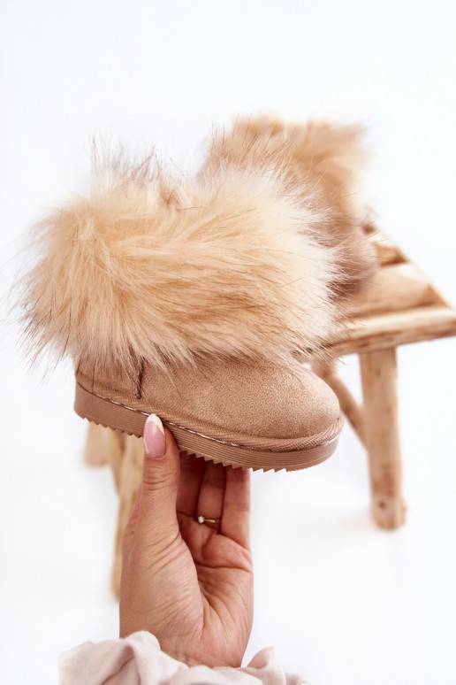 Children's Snow Boots With Eco Fur...